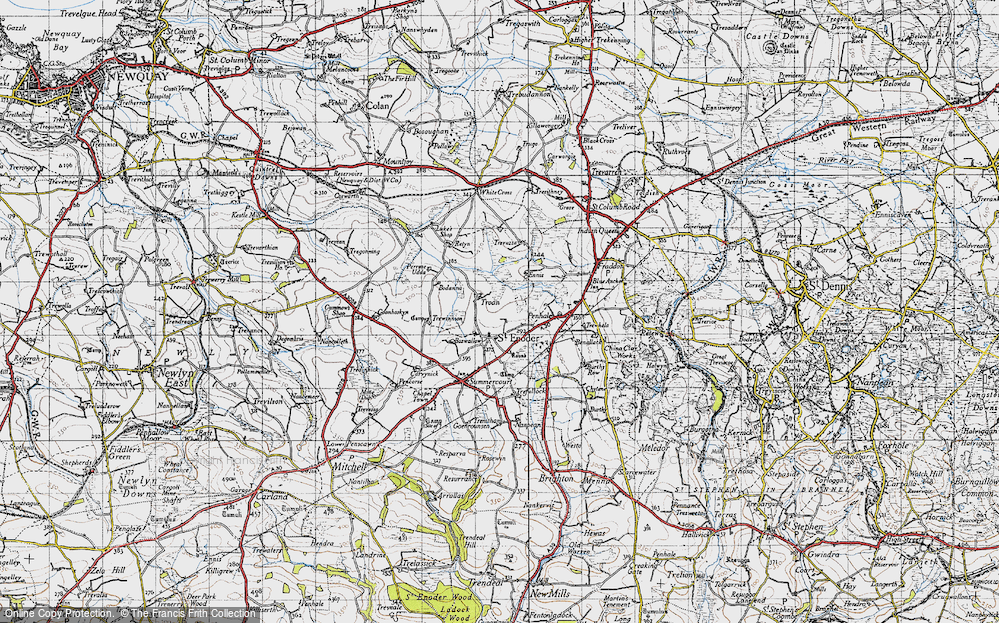 Old Map of Troan, 1946 in 1946