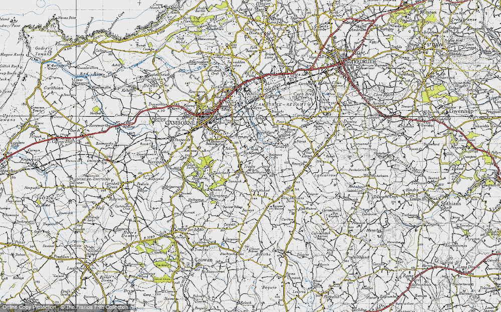 Old Map of Troon, 1946 in 1946