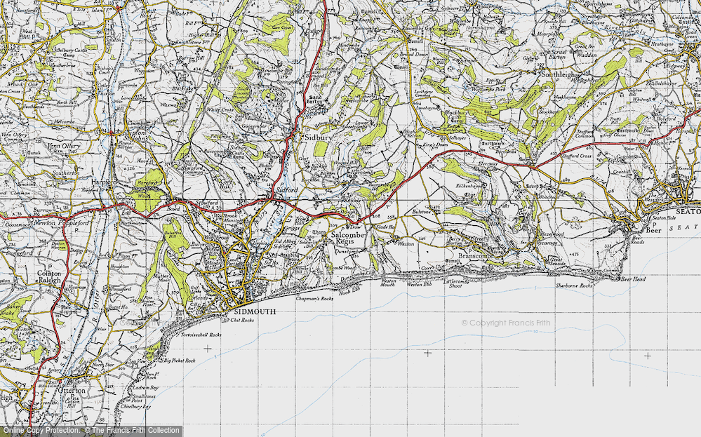 Old Map of Trow, 1946 in 1946