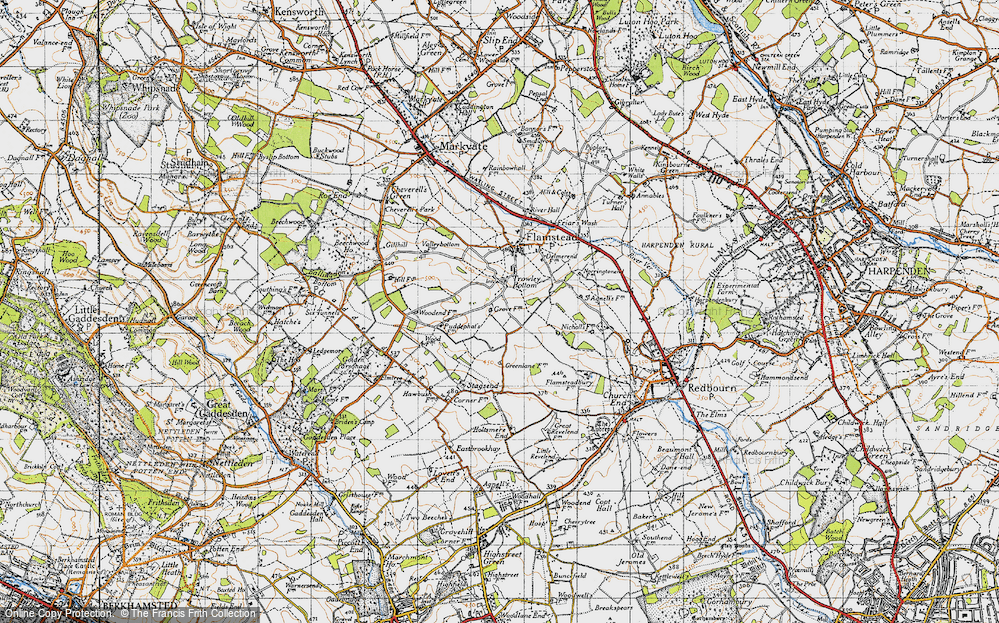 Old Map of Trowley Bottom, 1946 in 1946