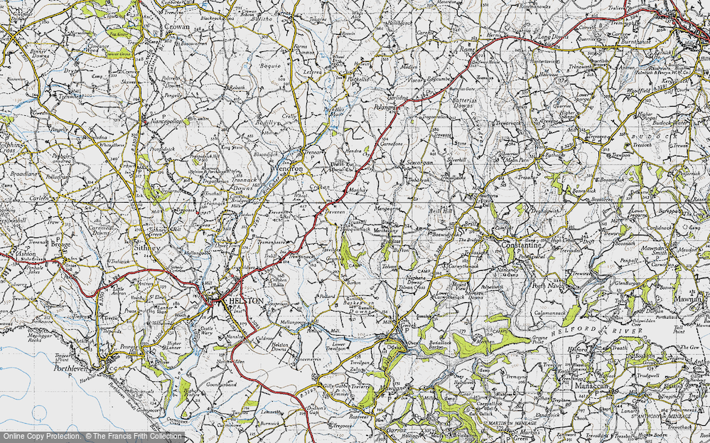Old Map of Trussall, 1946 in 1946