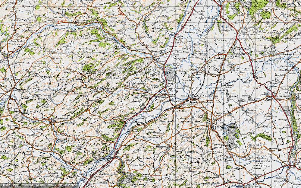 Old Map of Trwstllewelyn, 1947 in 1947