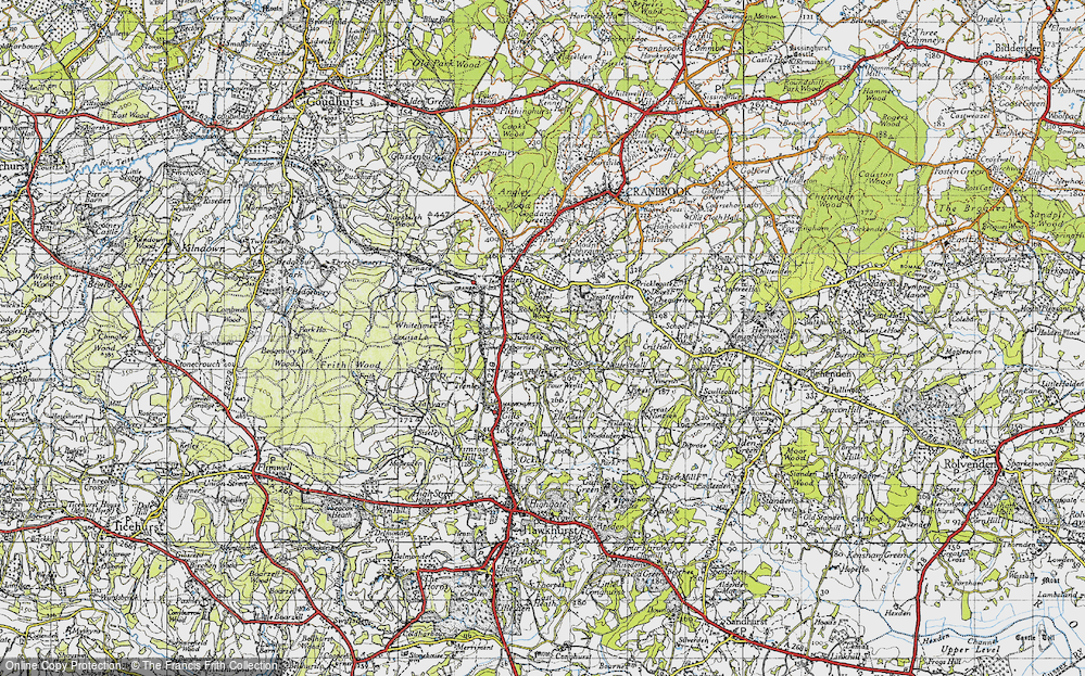 Old Map of Tubslake, 1940 in 1940