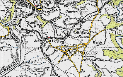 Old map of Tuckermarsh in 1946