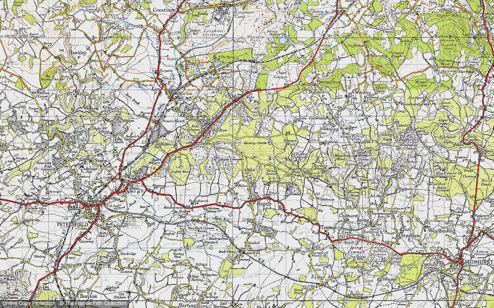 Old Map of Tullecombe, 1945 in 1945
