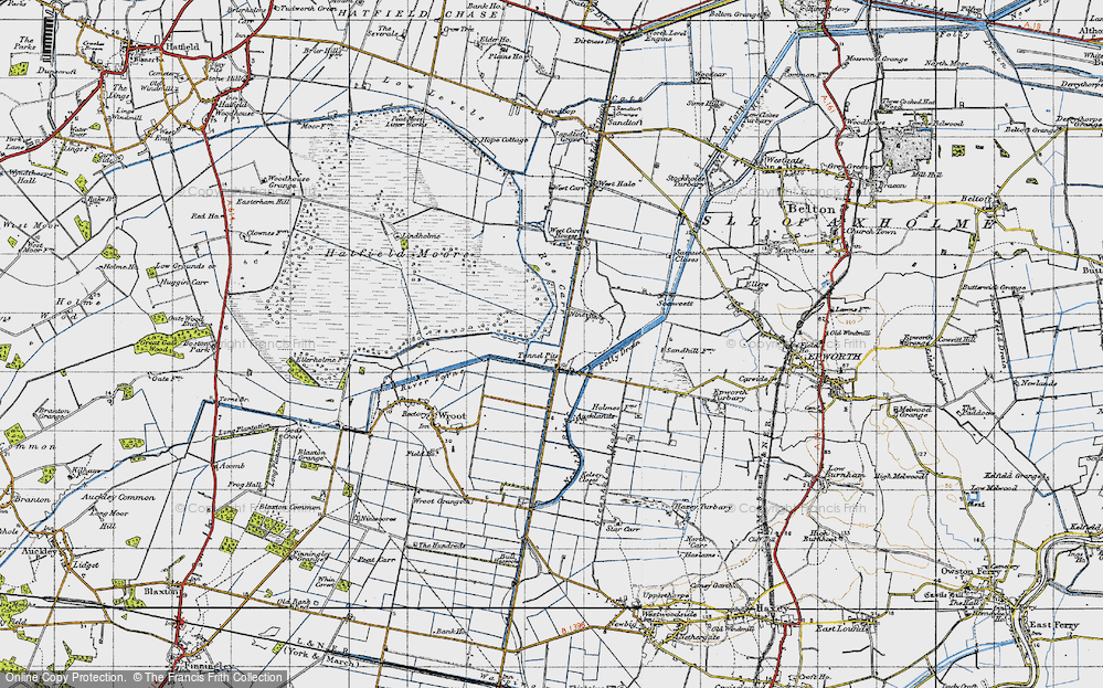 Old Map of Tunnel Pits, 1947 in 1947