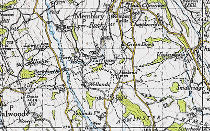 Old map of Beckford Br in 1946