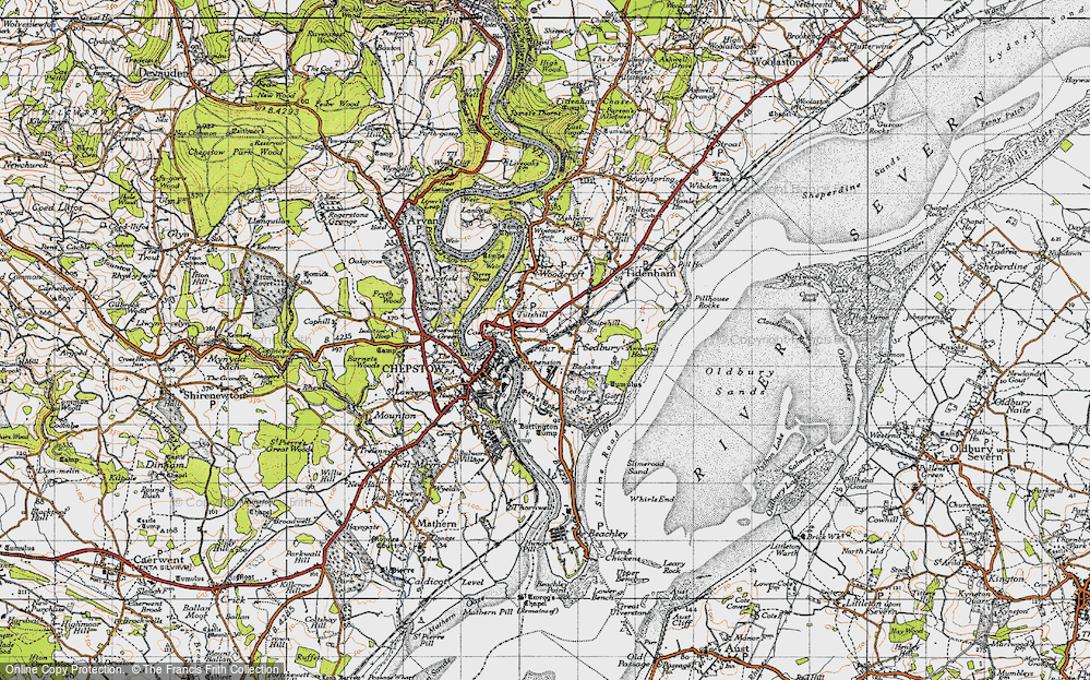 Old Map of Tutshill, 1946 in 1946