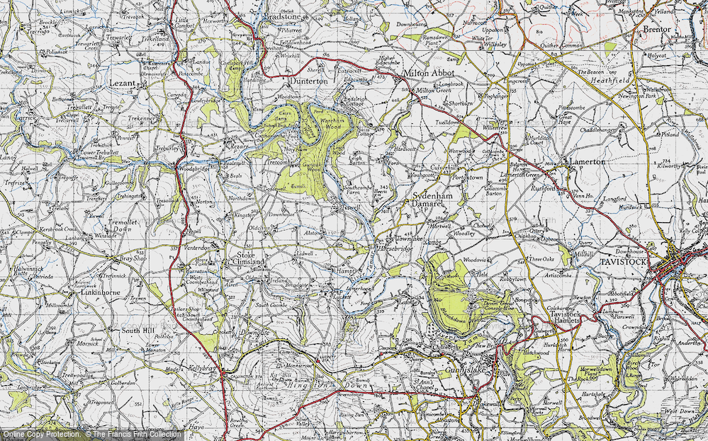 Old Map of Tutwell, 1946 in 1946