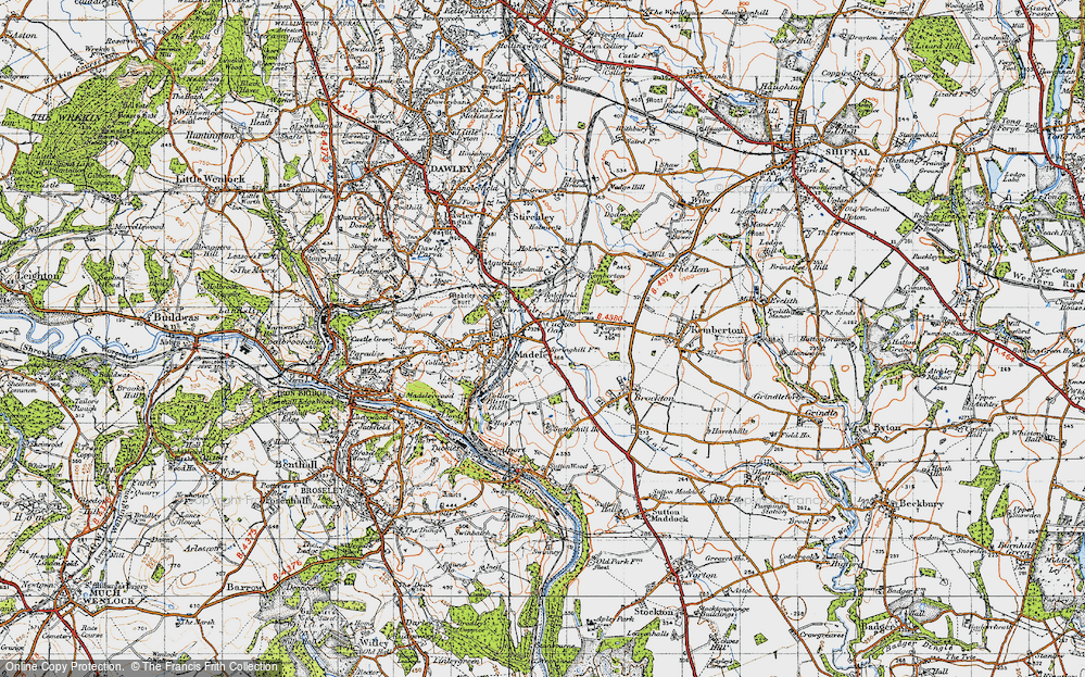 Old Map of Tweedale, 1946 in 1946