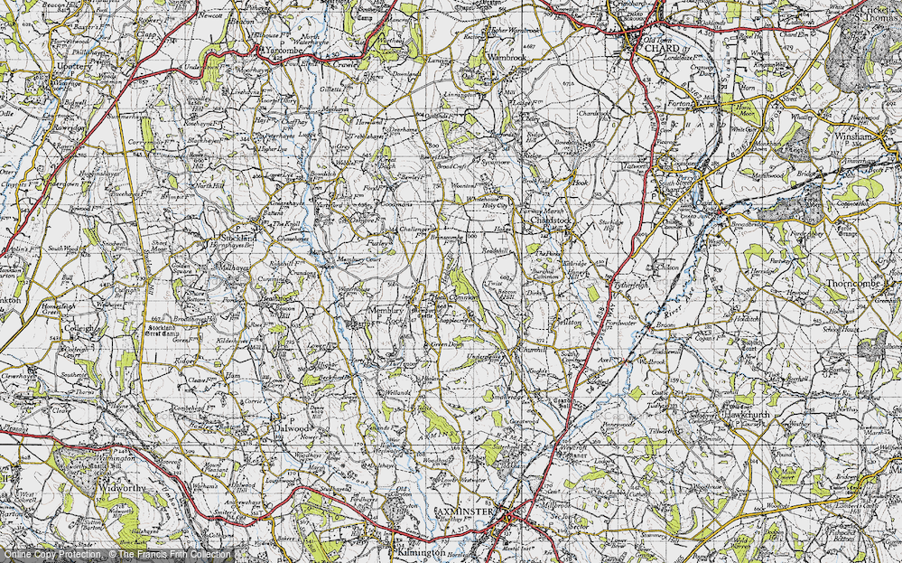Old Map of Twist, 1946 in 1946