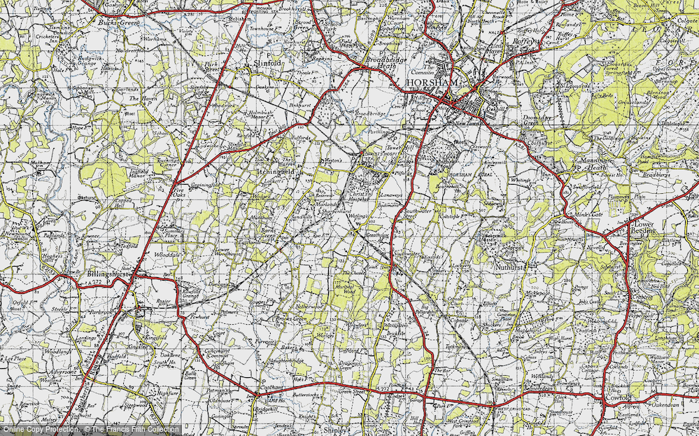 Old Map of Two Mile Ash, 1940 in 1940