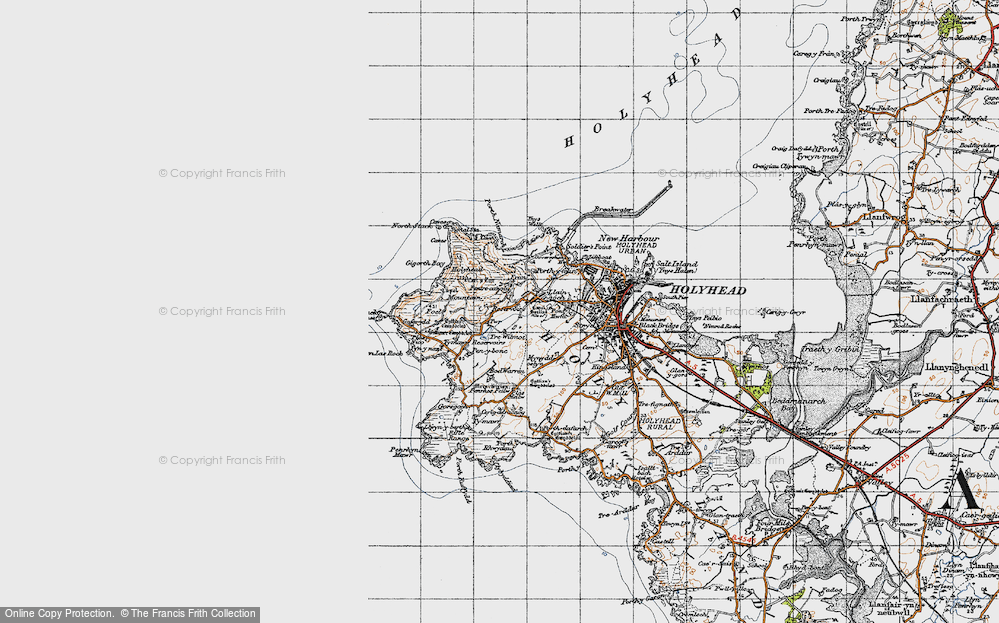 Old Map of Twr, 1947 in 1947