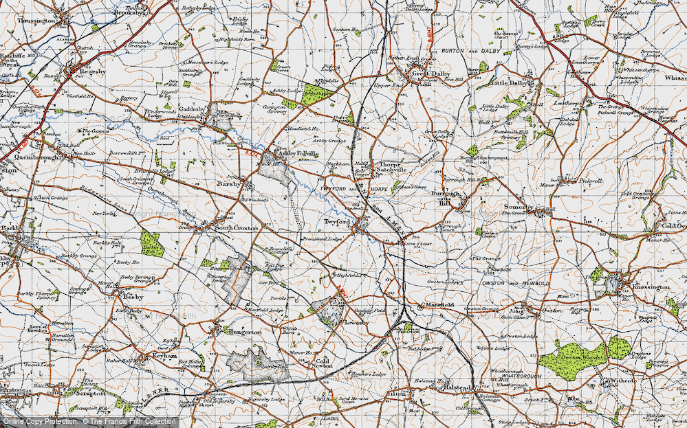Old Map of Twyford, 1946 in 1946