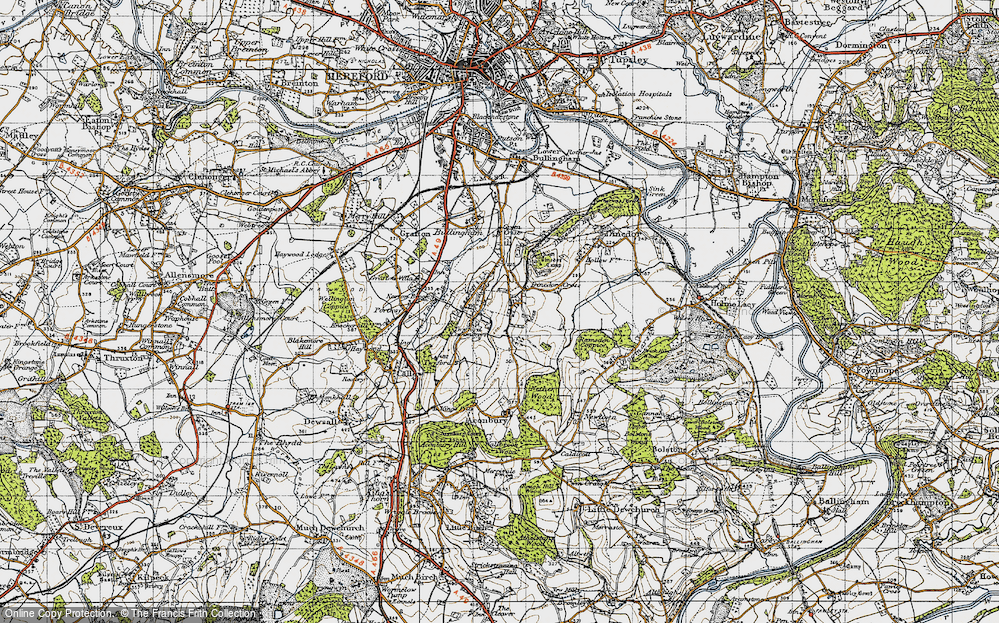 Old Map of Twyford Common, 1947 in 1947
