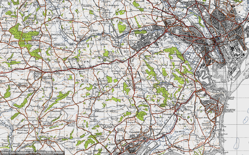 Old Map of Twyn-yr-odyn, 1947 in 1947
