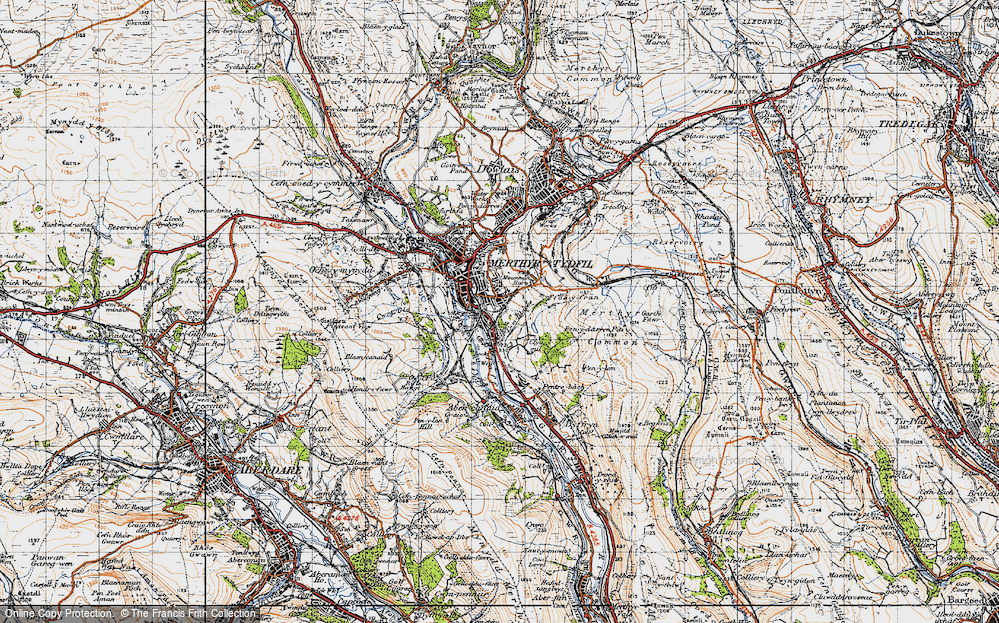 Old Map of Twynyrodyn, 1947 in 1947