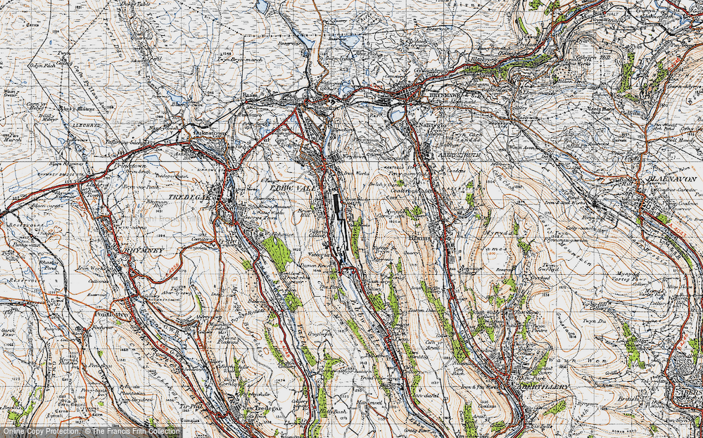 Old Map of Ty Llwyn, 1947 in 1947