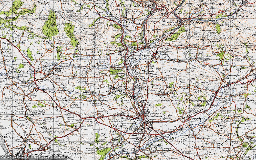 Old Map of Ty'n-y-garn, 1947 in 1947