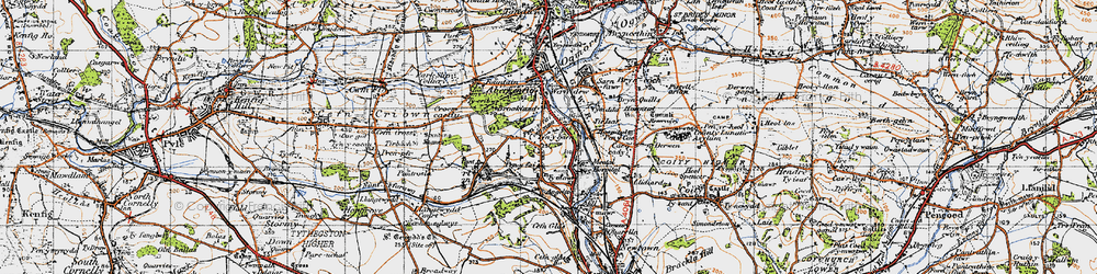 Old map of Ty'n-y-garn in 1947