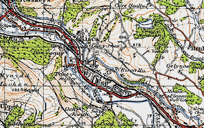 Old map of Ty-Sign in 1947