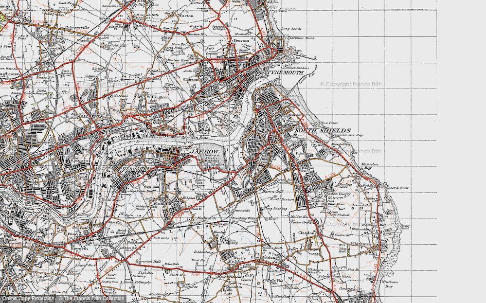 Old Map of Tyne Dock, 1947 in 1947
