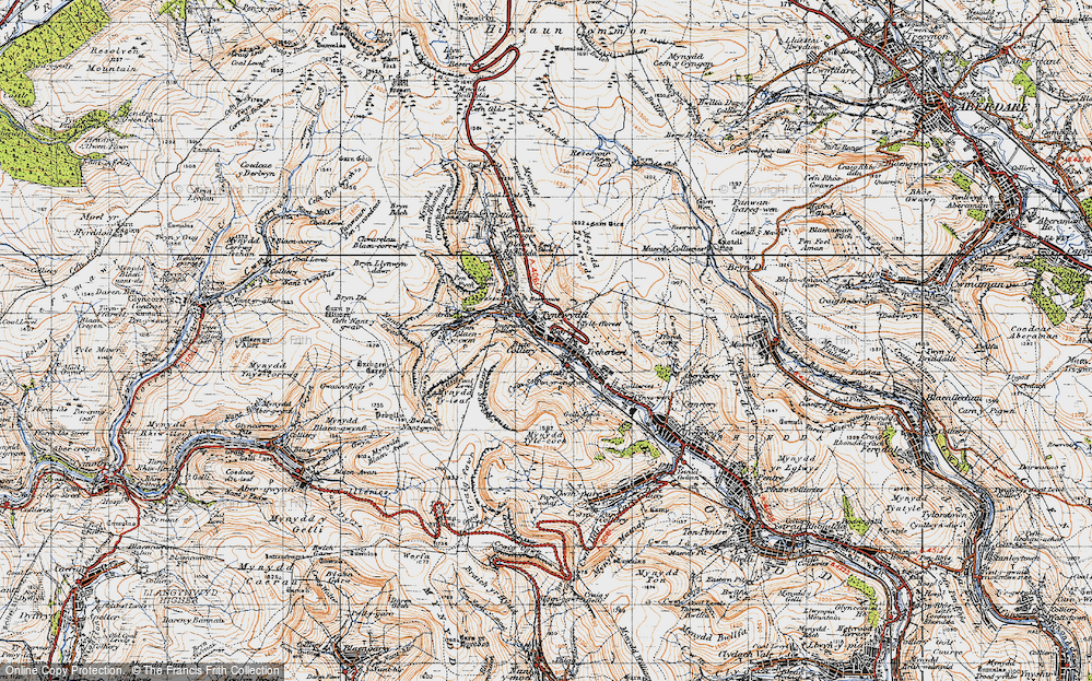 Old Map of Tynewydd, 1947 in 1947