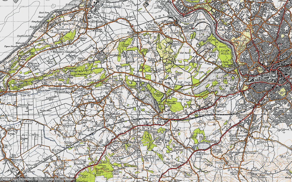 Old Map of Tyntesfield, 1946 in 1946