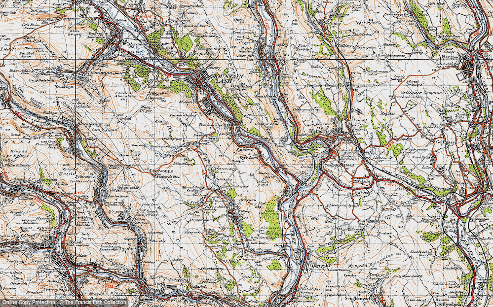 Old Map of Tyntetown, 1947 in 1947