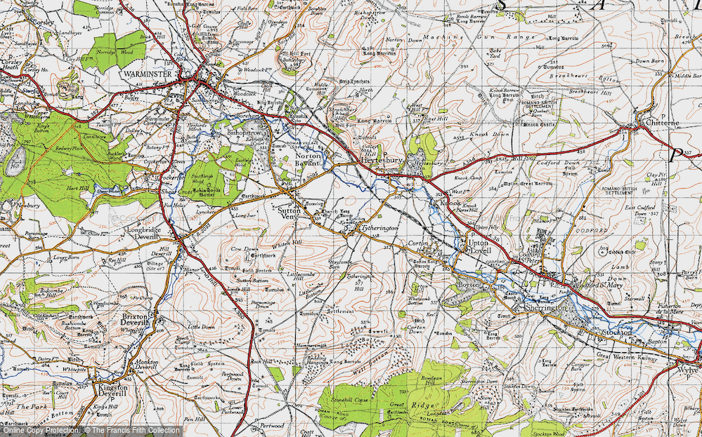 Old Map of Tytherington, 1940 in 1940