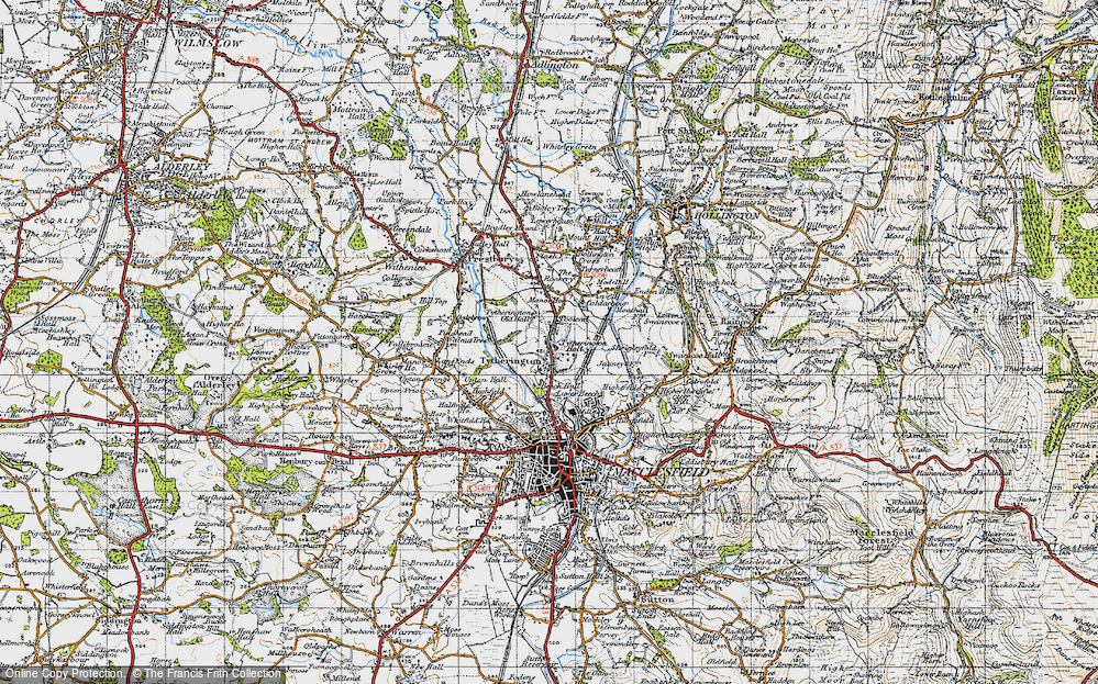 Old Map of Tytherington, 1947 in 1947