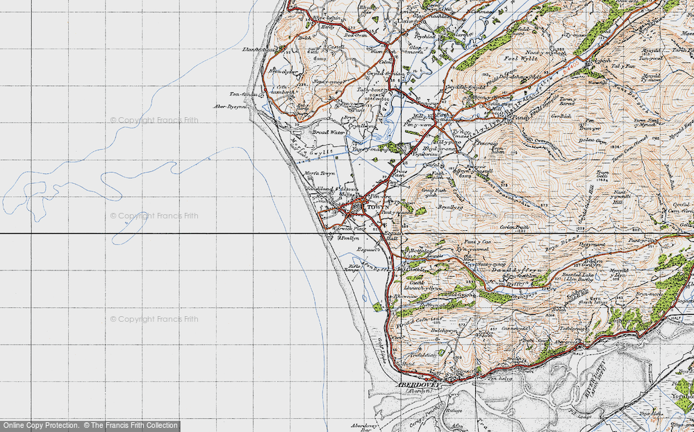 Old Map of Tywyn, 1947 in 1947