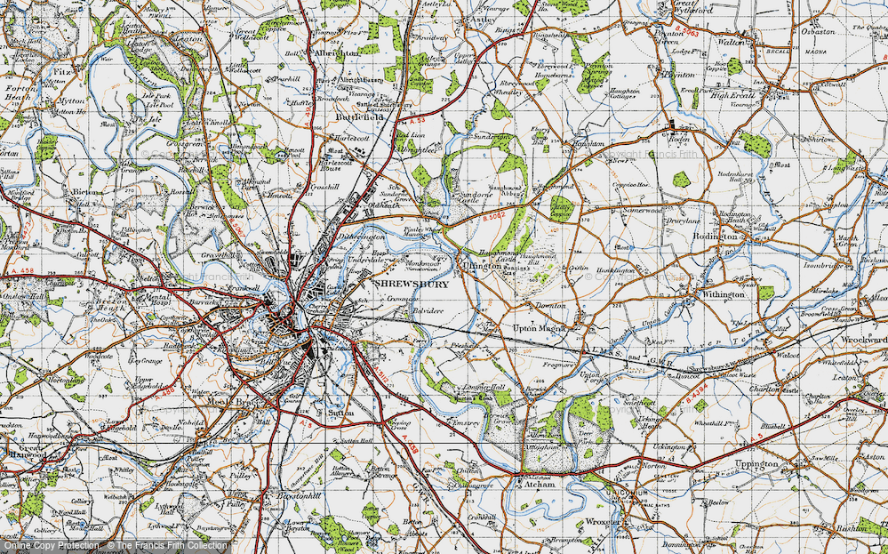 Old Map of Uffington, 1947 in 1947