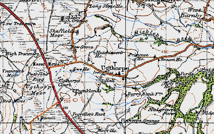 Old map of Ugthorpe in 1947