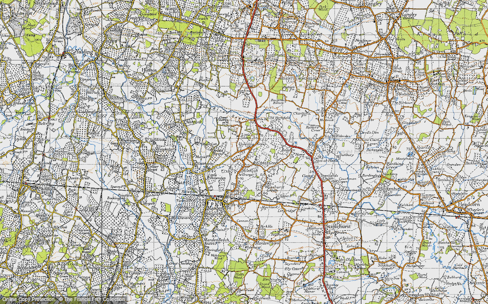 Old Map of Underling Green, 1940 in 1940