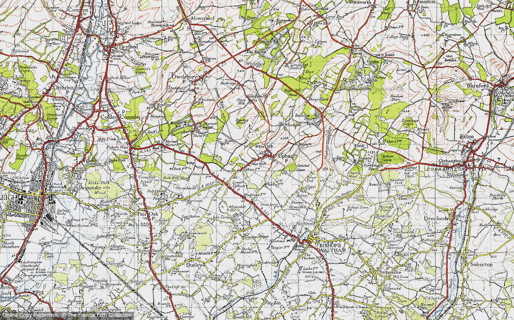 Old Maps of Upham, Hampshire - Francis Frith