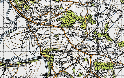 Old map of Upper Buckenhill in 1947