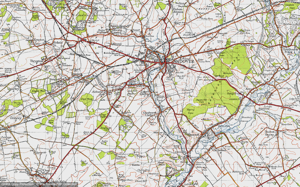 Upper Clatford, 1945