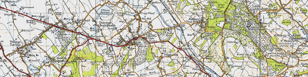 Old map of Upper Dunsley in 1946