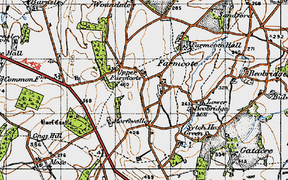 Old map of Upper Farmcote in 1946