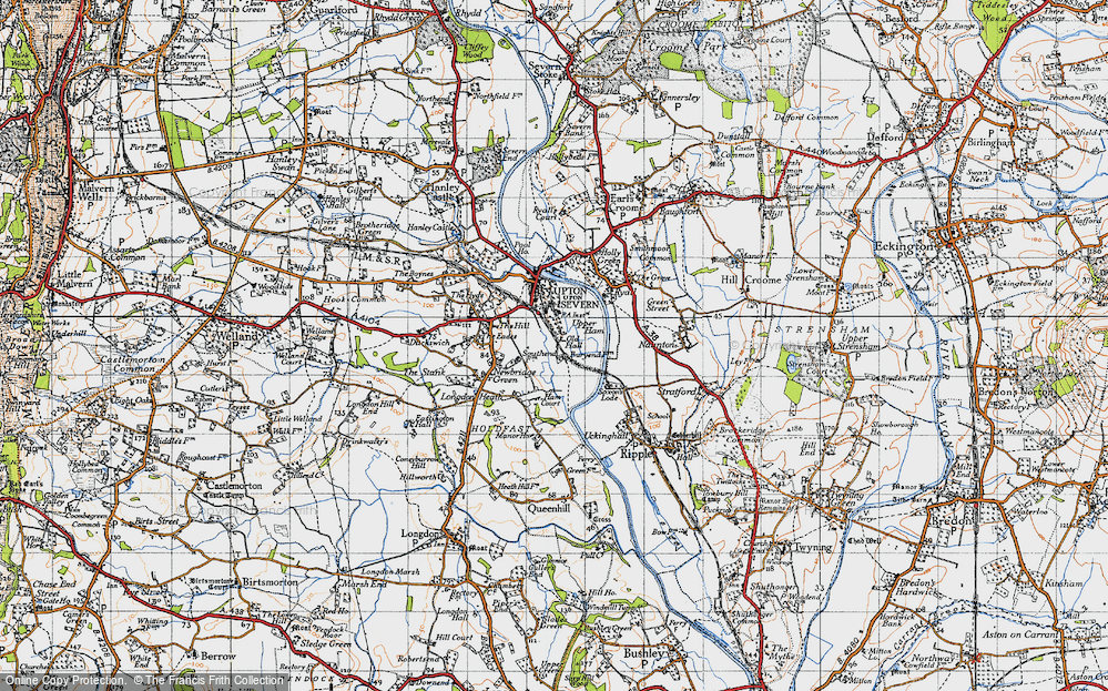 Old Map of Upper Ham, 1947 in 1947