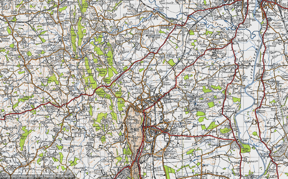 Old Map of Upper Howsell, 1947 in 1947