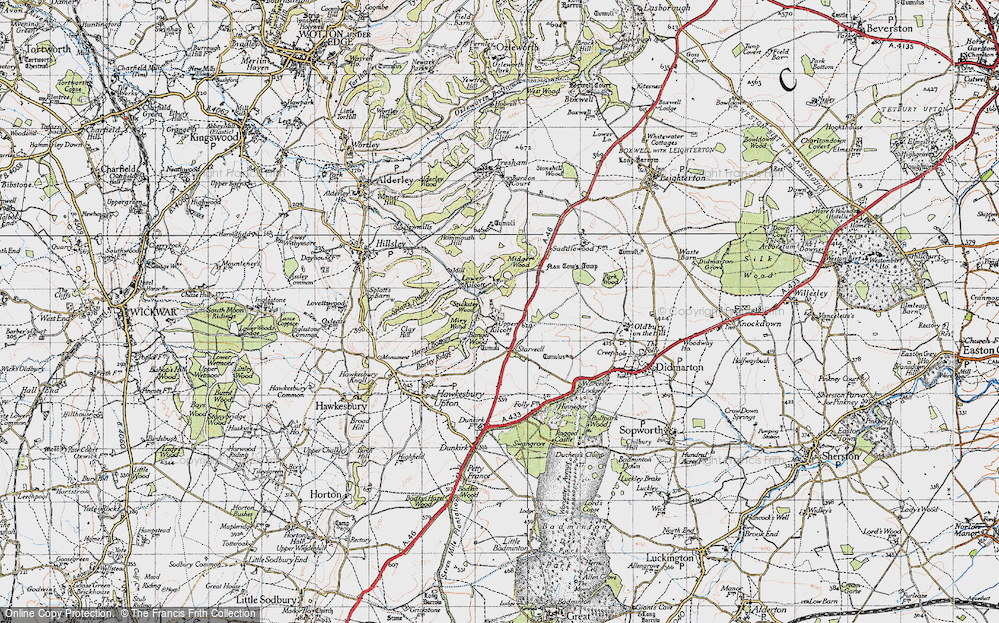 Old Map of Upper Kilcott, 1946 in 1946