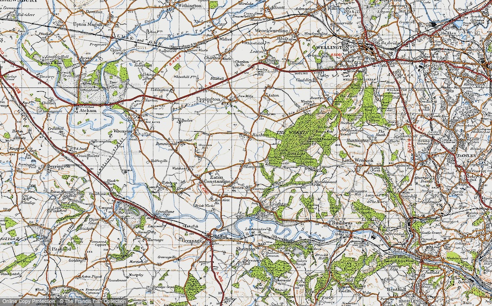 Old Map of Upper Longwood, 1947 in 1947