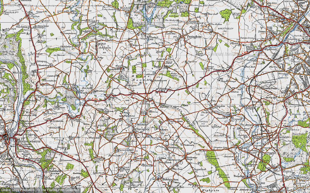 Old Map of Upper Ludstone, 1946 in 1946