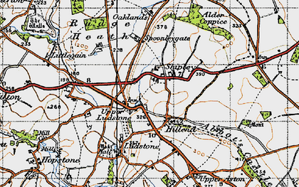 Old map of Upper Ludstone in 1946