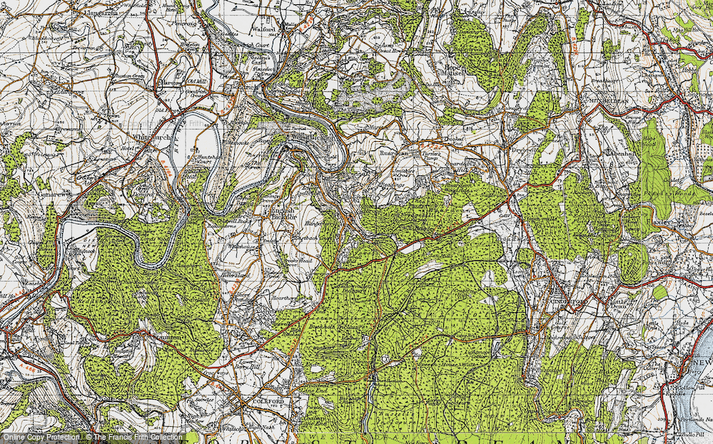Old Map of Upper Lydbrook, 1947 in 1947