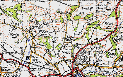 Old map of Rookham in 1946