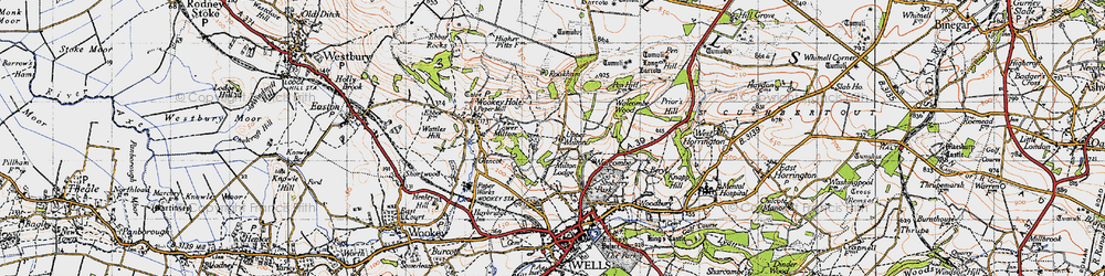 Old map of Rookham in 1946