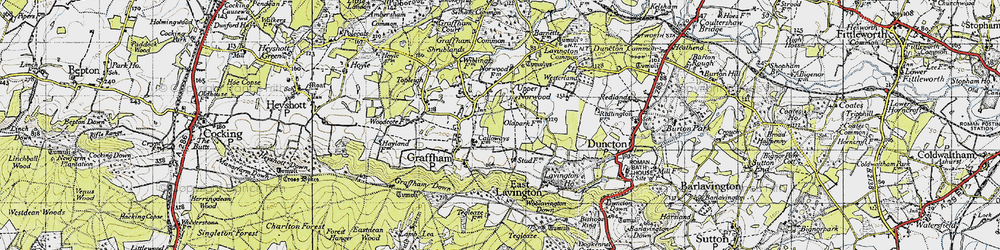Old map of Upper Norwood in 1940